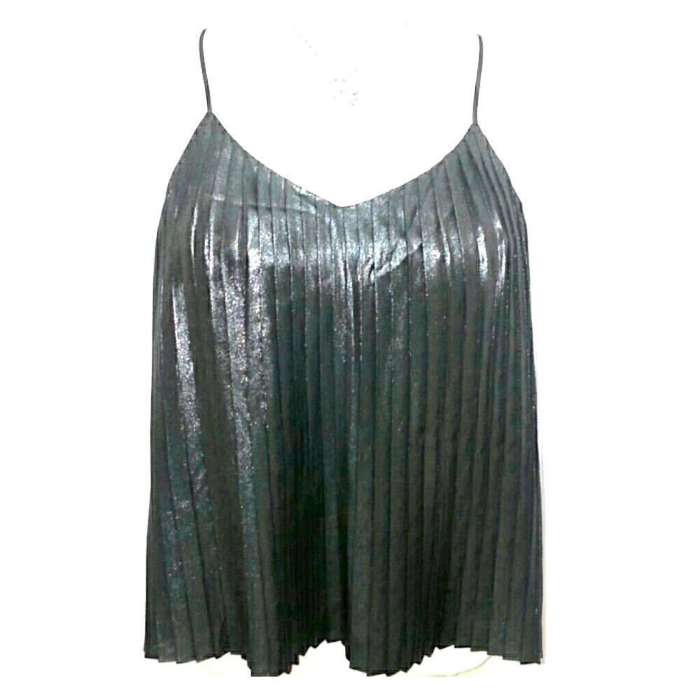 EXPRESS Accordion Racer Back Top. NWOT - Picture 3 of 6